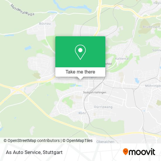 As Auto Service map