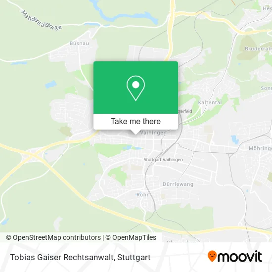 Карта Tobias Gaiser Rechtsanwalt