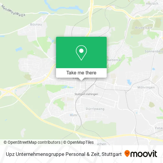 Карта Upz Unternehmensgruppe Personal & Zeit