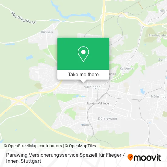 Карта Parawing Versicherungsservice Speziell für Flieger / Innen