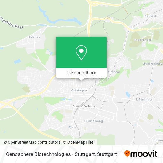 Genosphere Biotechnologies - Stuttgart map