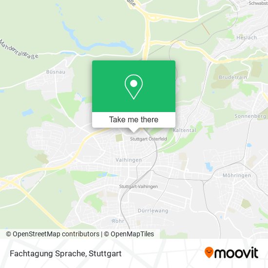 Карта Fachtagung Sprache