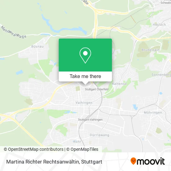 Карта Martina Richter Rechtsanwältin