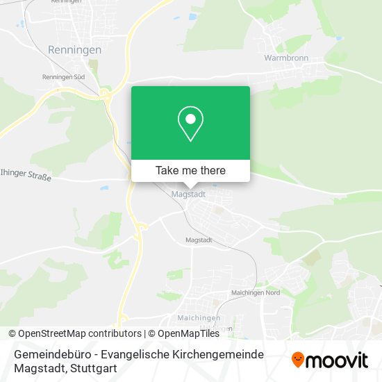 Gemeindebüro - Evangelische Kirchengemeinde Magstadt map