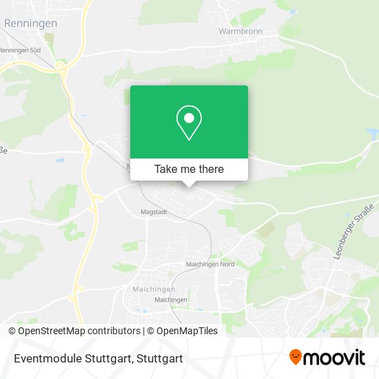 Карта Eventmodule Stuttgart
