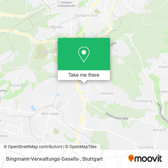 Карта Bingmann-Verwaltungs-Gesells-