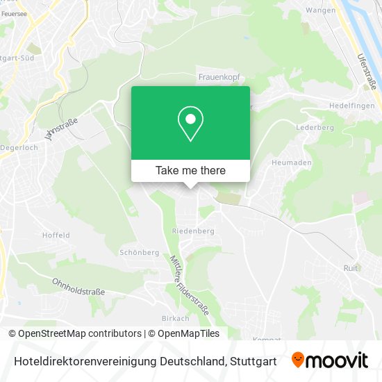 Hoteldirektorenvereinigung Deutschland map