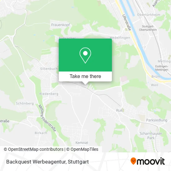 Карта Backquest Werbeagentur
