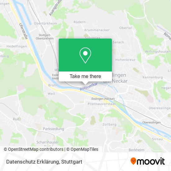 Datenschutz Erklärung map