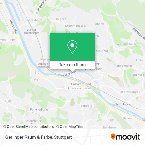 Gerlinger Raum & Farbe map