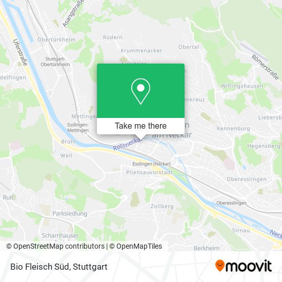 Bio Fleisch Süd map