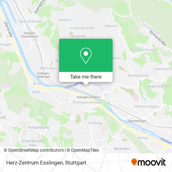 Herz-Zentrum Esslingen map