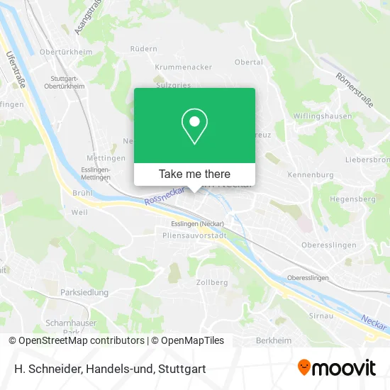 Карта H. Schneider, Handels-und