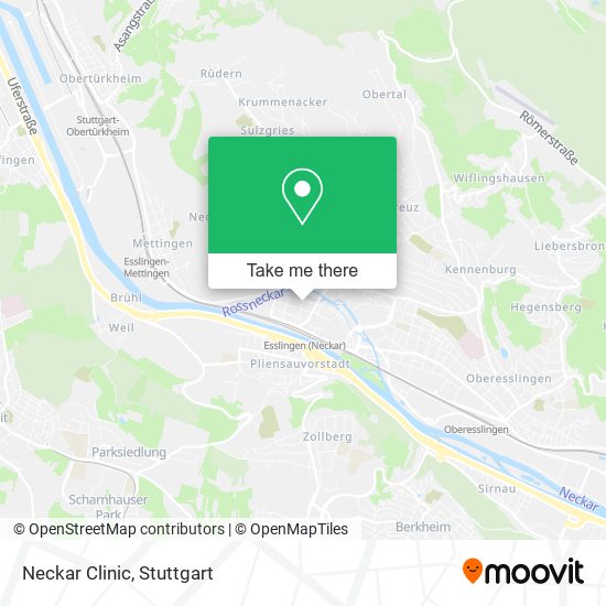 Neckar Clinic map