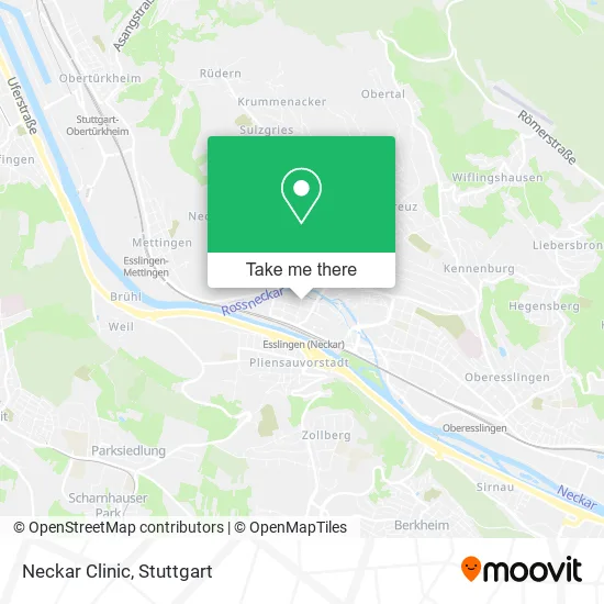 Карта Neckar Clinic