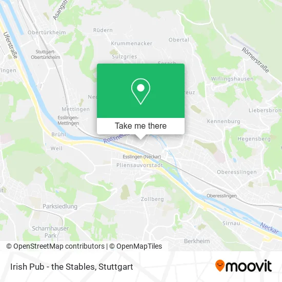 Карта Irish Pub - the Stables