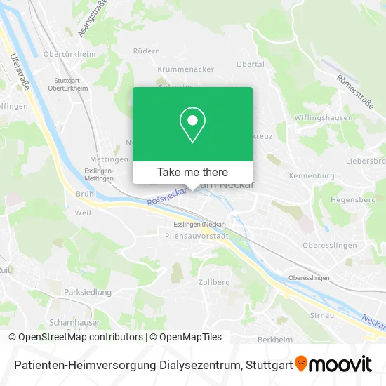 Карта Patienten-Heimversorgung Dialysezentrum