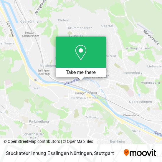 Stuckateur Innung Esslingen Nürtingen map