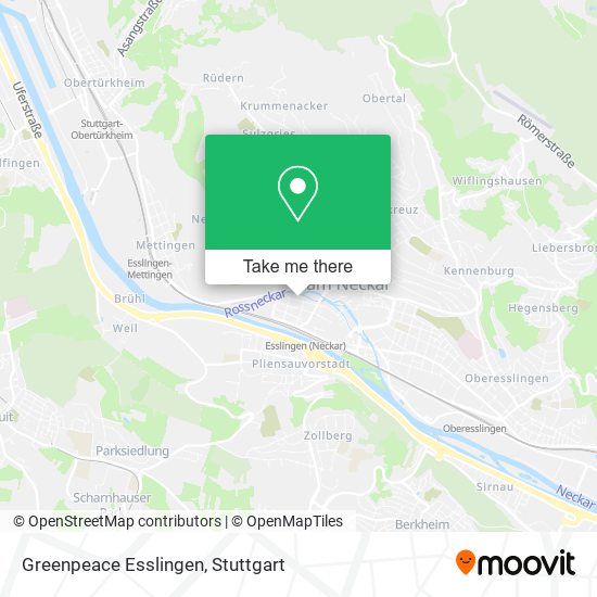 Greenpeace Esslingen map