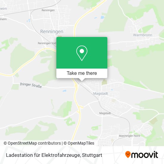 Ladestation für Elektrofahrzeuge map