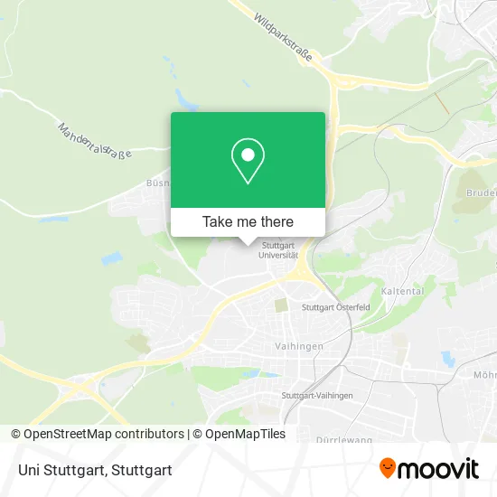 Карта Uni Stuttgart