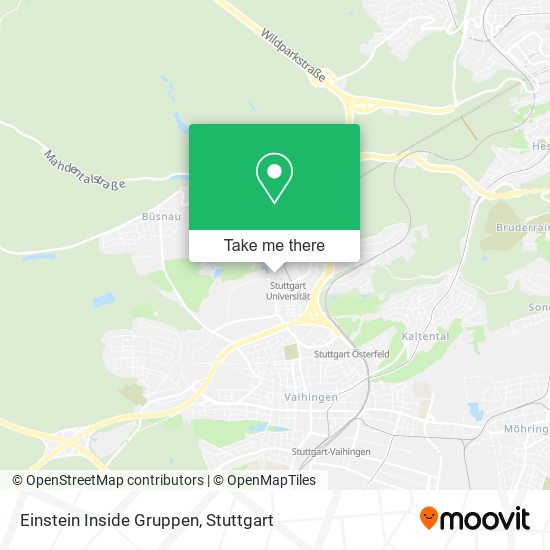 Einstein Inside Gruppen map