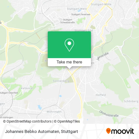 Карта Johannes Bebko Automaten