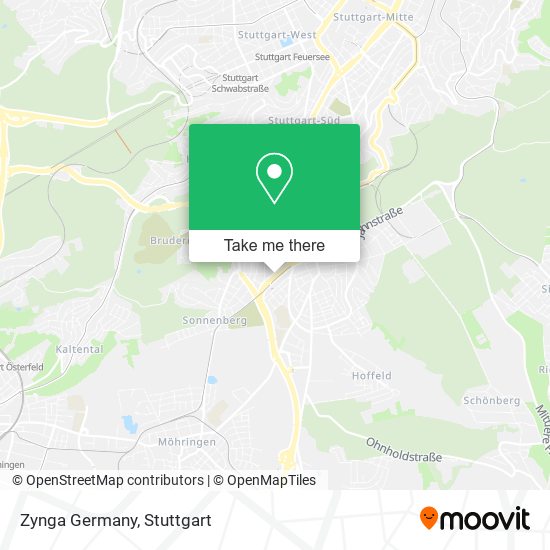 Zynga Germany map