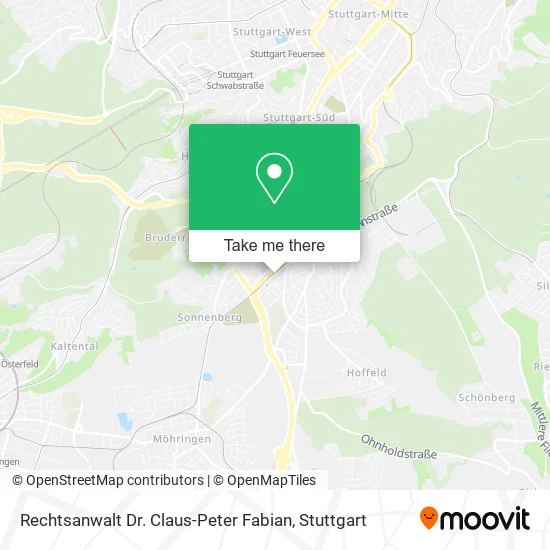 Карта Rechtsanwalt Dr. Claus-Peter Fabian