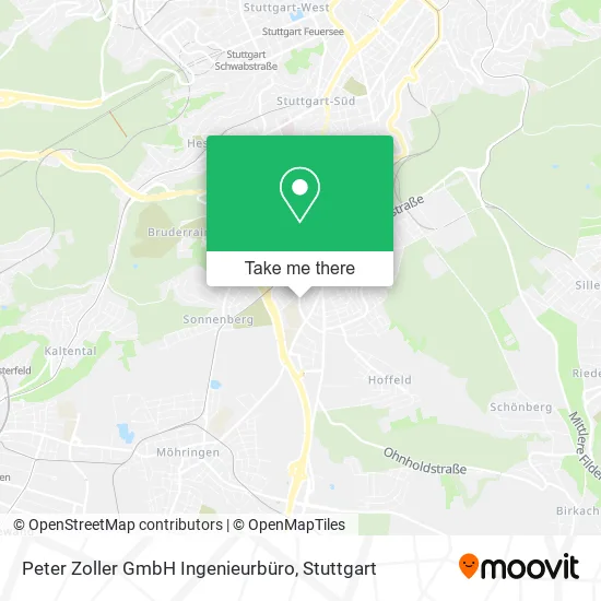 Peter Zoller GmbH Ingenieurbüro map