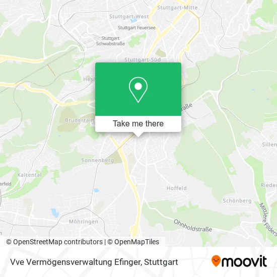 Карта Vve Vermögensverwaltung Efinger