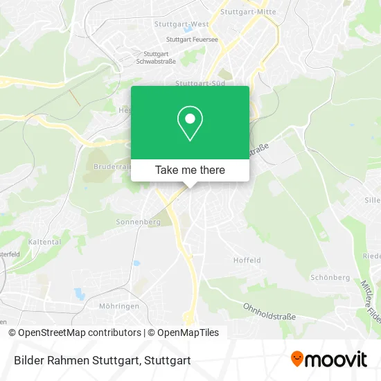 Карта Bilder Rahmen Stuttgart