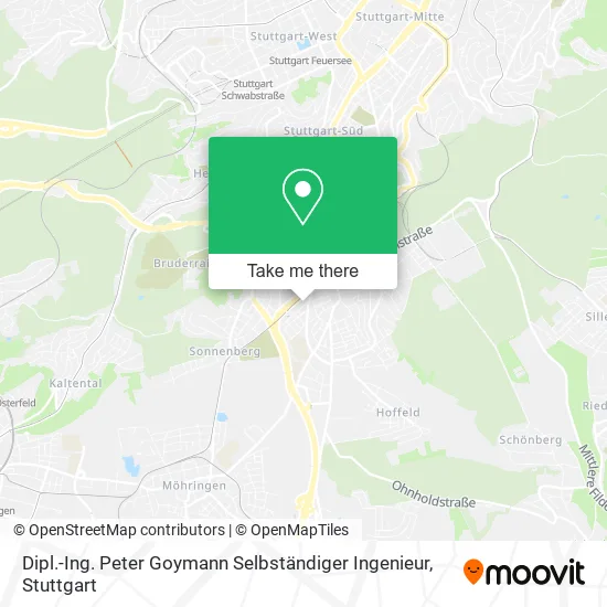 Карта Dipl.-Ing. Peter Goymann Selbständiger Ingenieur