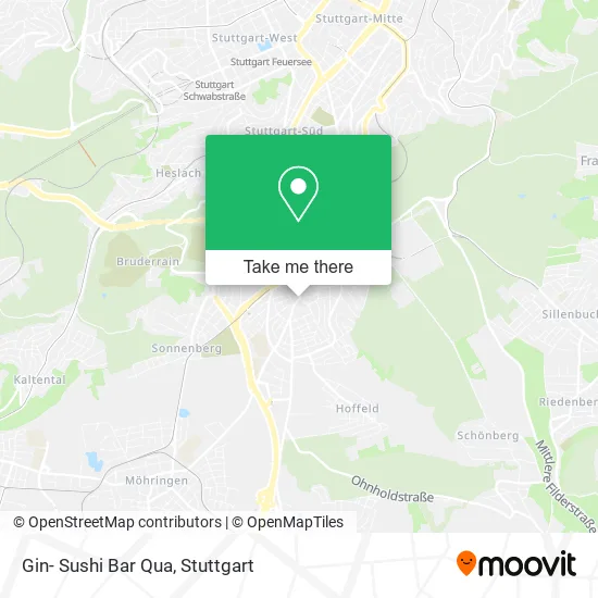 Карта Gin- Sushi Bar Qua