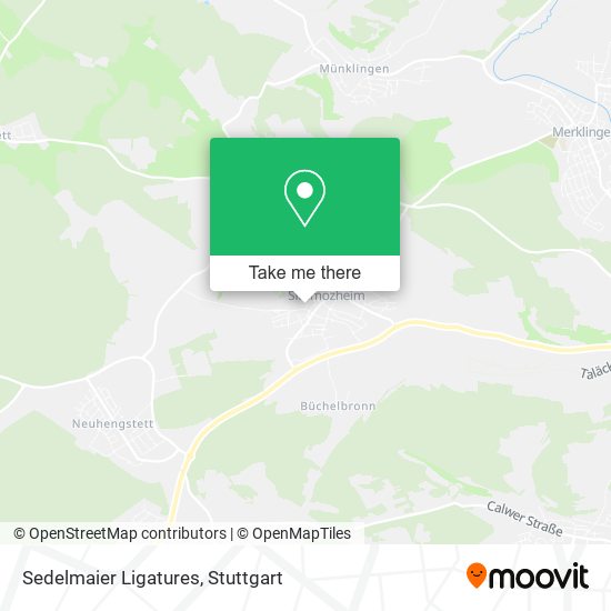 Sedelmaier Ligatures map