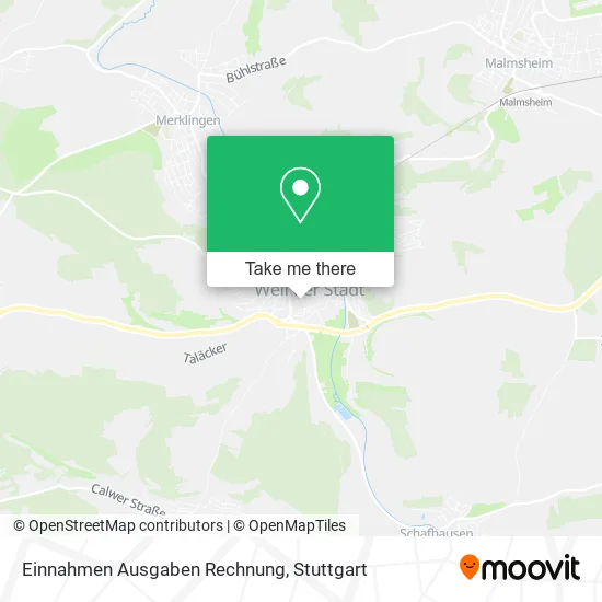 Карта Einnahmen Ausgaben Rechnung