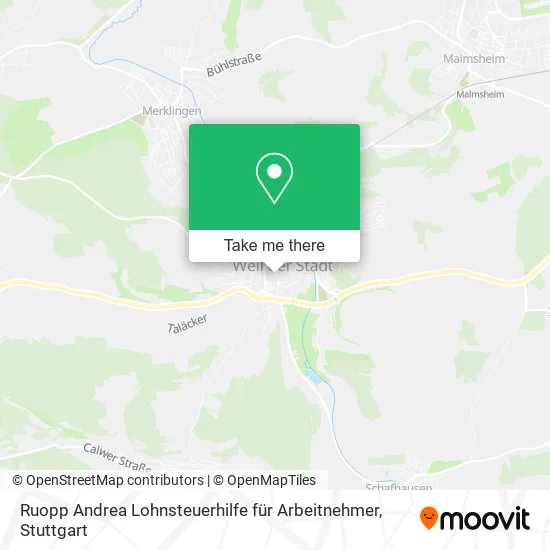 Карта Ruopp Andrea Lohnsteuerhilfe für Arbeitnehmer