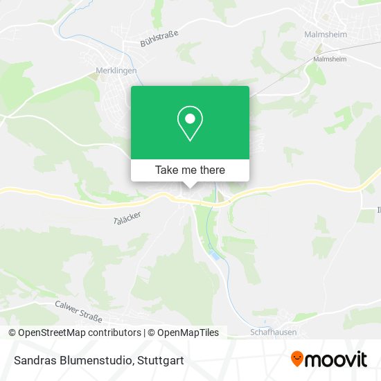 Sandras Blumenstudio map