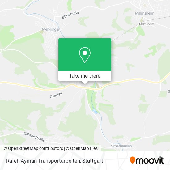 Rafeh Ayman Transportarbeiten map