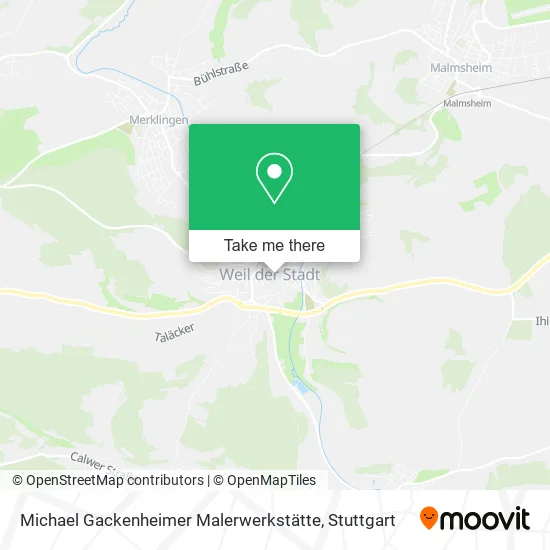 Карта Michael Gackenheimer Malerwerkstätte
