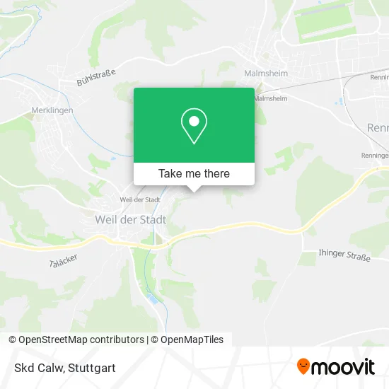 Карта Skd Calw