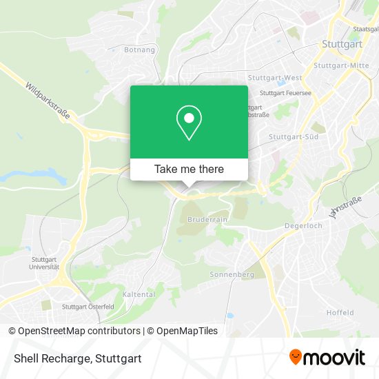 Shell Recharge map