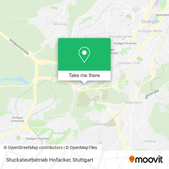Карта Stuckateurbetrieb Hofacker
