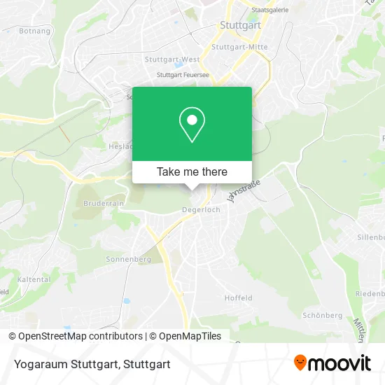 Карта Yogaraum Stuttgart