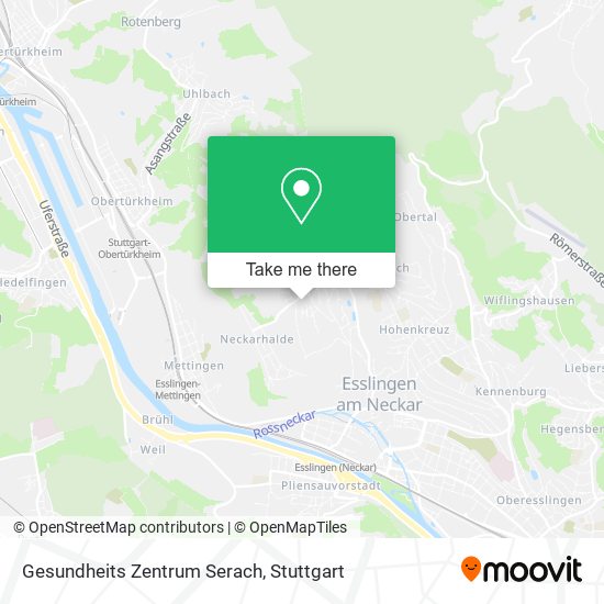 Gesundheits Zentrum Serach map