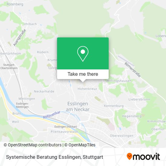 Systemische Beratung Esslingen map