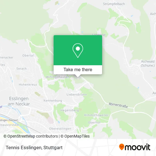 Карта Tennis Esslingen