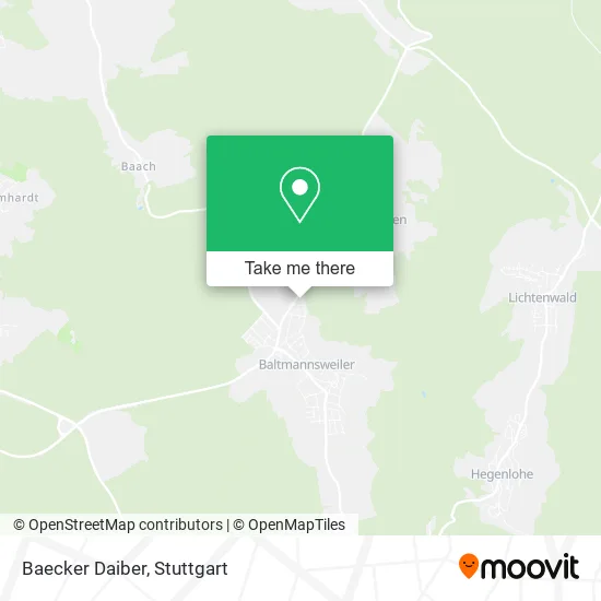 Карта Baecker Daiber