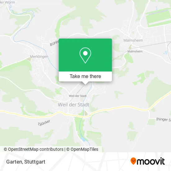 Карта Garten