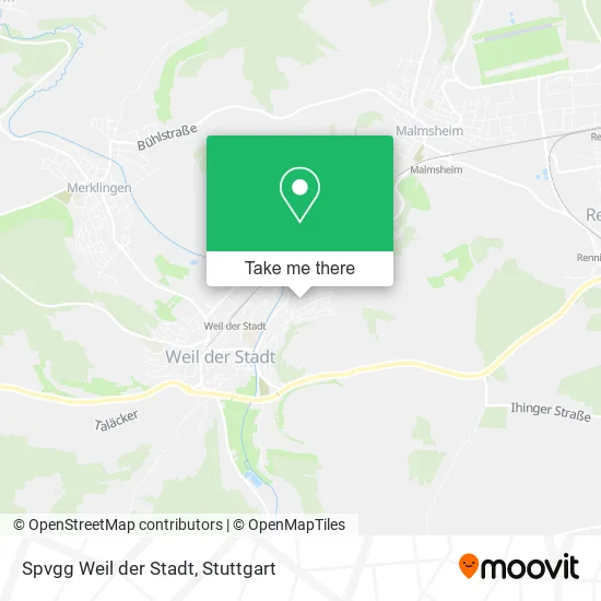 Карта Spvgg Weil der Stadt